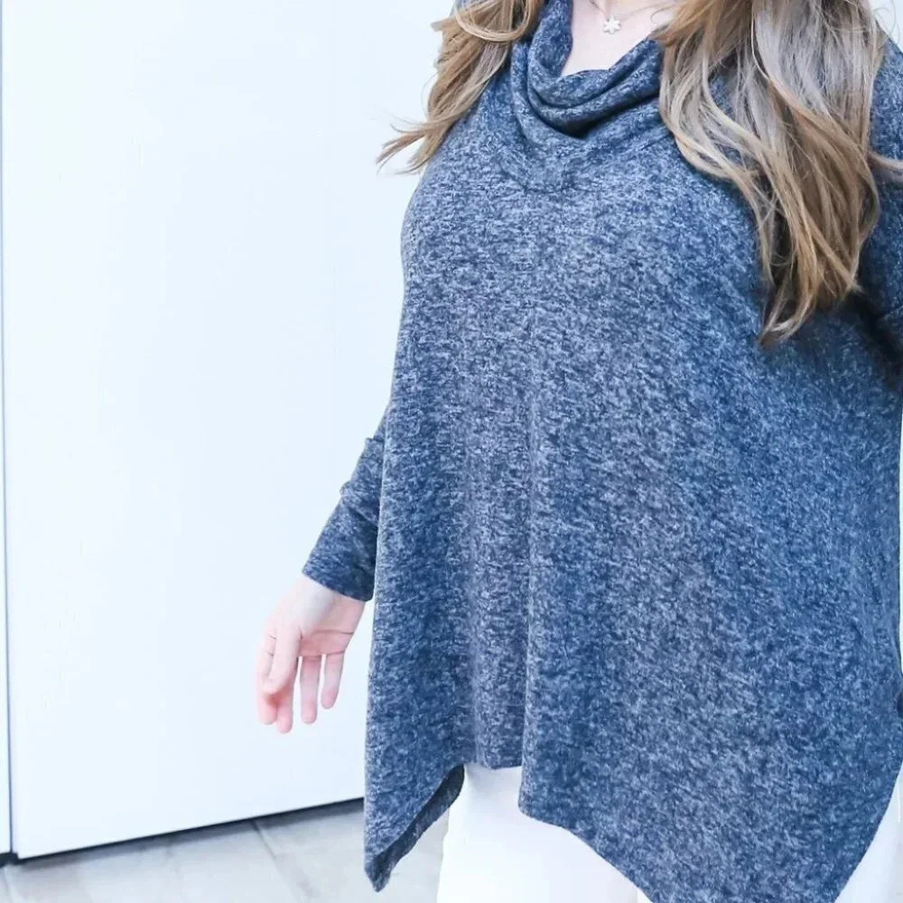 Express oversized cowl neck top - Picture 9 of 10